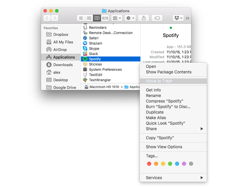 spotify mac client